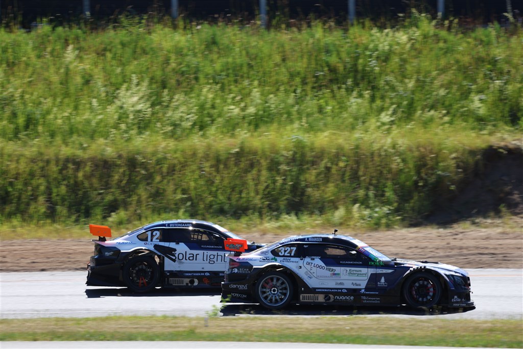 #12 Emil Østergaard & #327 Alex Maansen - Nymark Racing Academy vokser ved Grand Prix Danmark.
(Foto: Motorsporten.dk)